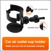 for Porsche Panamera Cayenne 911 Taycan Macan Carrera-GT 944 918 Car Cup Holder Air Vent Outlet Drink Coffee Ashtray Mount Stand
