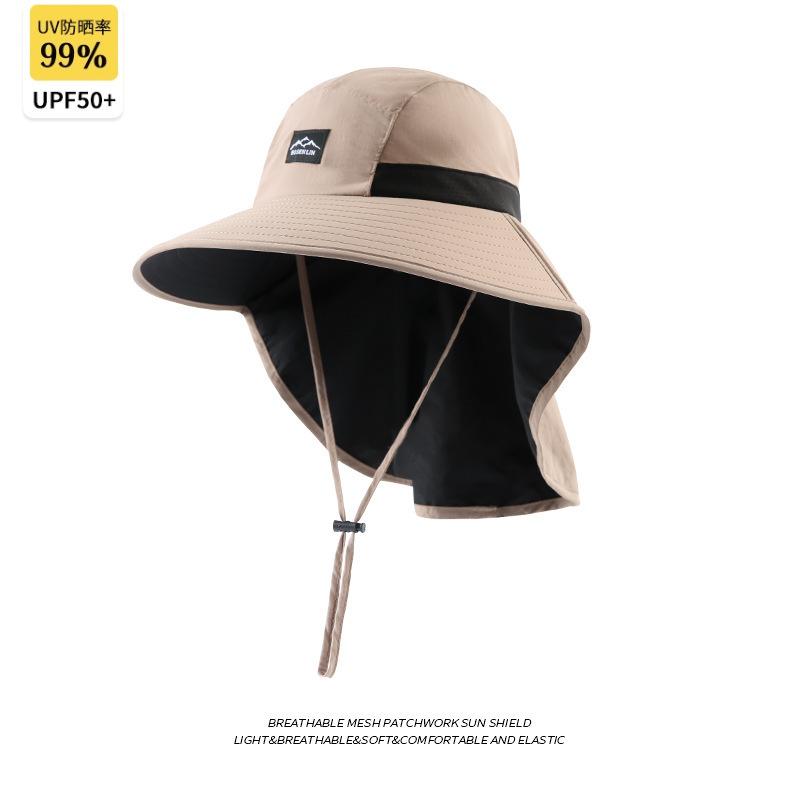 Hat Summer Sun Hat Uv Protection Women s Wide Brim Sun Visor Bucket Hat Shawl Hat Sun Hat one size