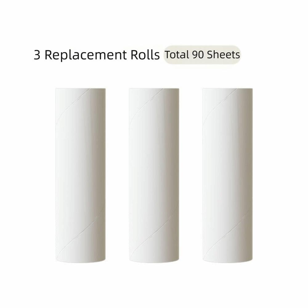 

Powerful Tool Reusable Manual Lint Roller Detachable Portable Pet Hair Remover Multi-functional Sticky Hair Remover Home Use білий