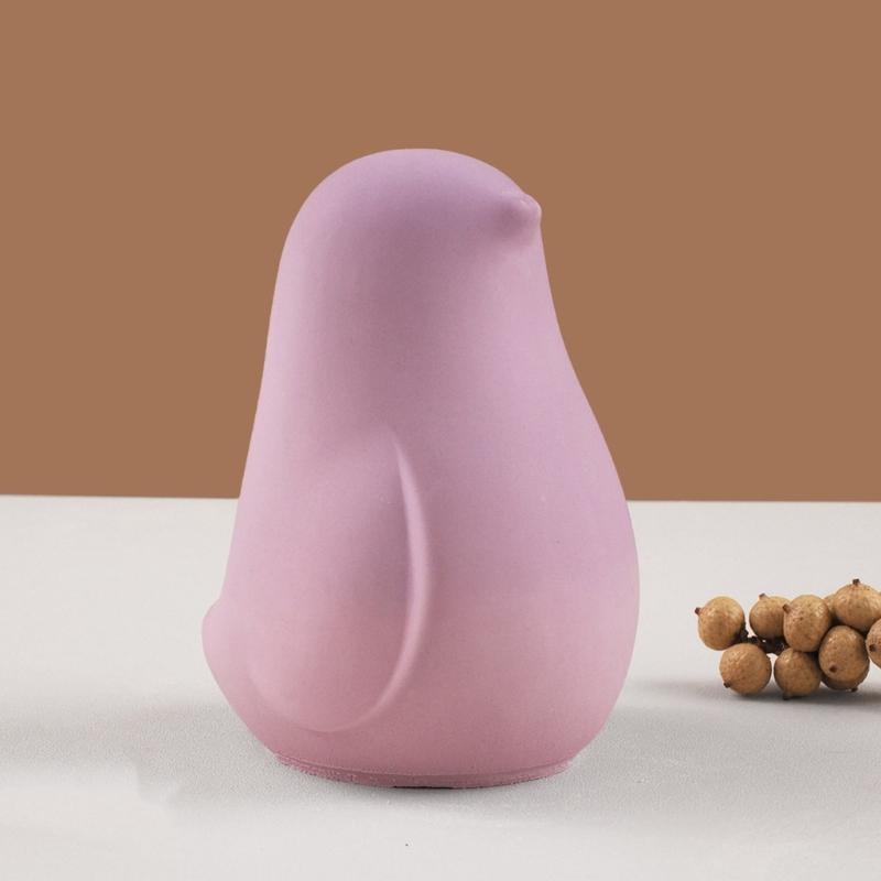 Desk Ornament Mould Flexible Silicone Mold for Bird Figurine Shaped Decoration Gypsum Molds Jewelry Making Supplies