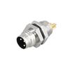 5/10PCS  M8 Flange Mounting Sensor Connector Waterproof Male And Female Plug Threaded Couplings 3 4 5 6 8 Pin A Type Connector