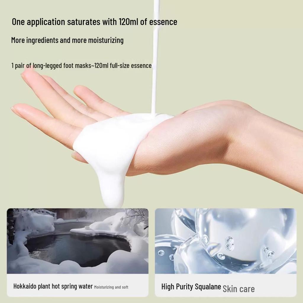 Meias Esfoliantes Hidratantes para Pés Longos REVER para Rejuvenescer & Clarear