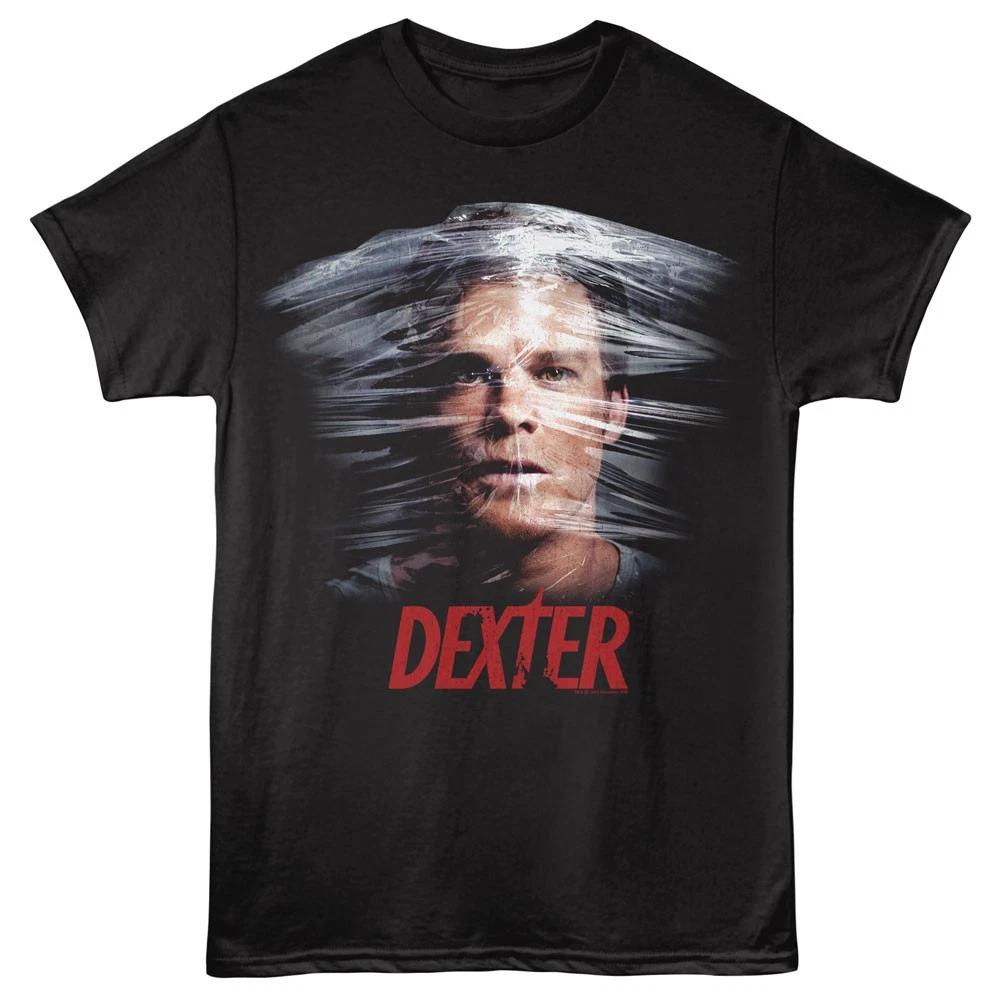 Dexter Crime Drama TV Show Plastic Wrap Poster Men s T shirt Michael C Hall 3XL