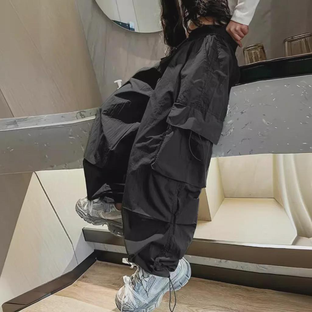 Girls' Quick-Dry Summer Wide-Leg Pants: Trendy, Cool, Mosquito-Proof Streetwear for Dancing
