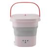 10.5L Small Washing Machine Fully Automatic Blue Lighting Deep Cleaning Foldable Washer for Apartment Dormitory Hotel