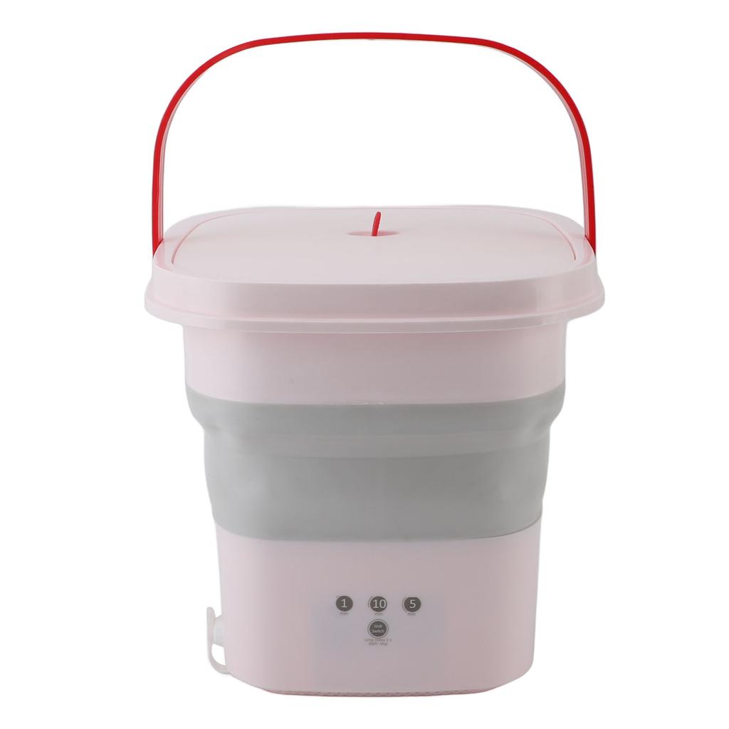 10.5L Small Washing Machine Fully Automatic Blue Lighting Deep Cleaning Foldable Washer for Apartment Dormitory Hotel