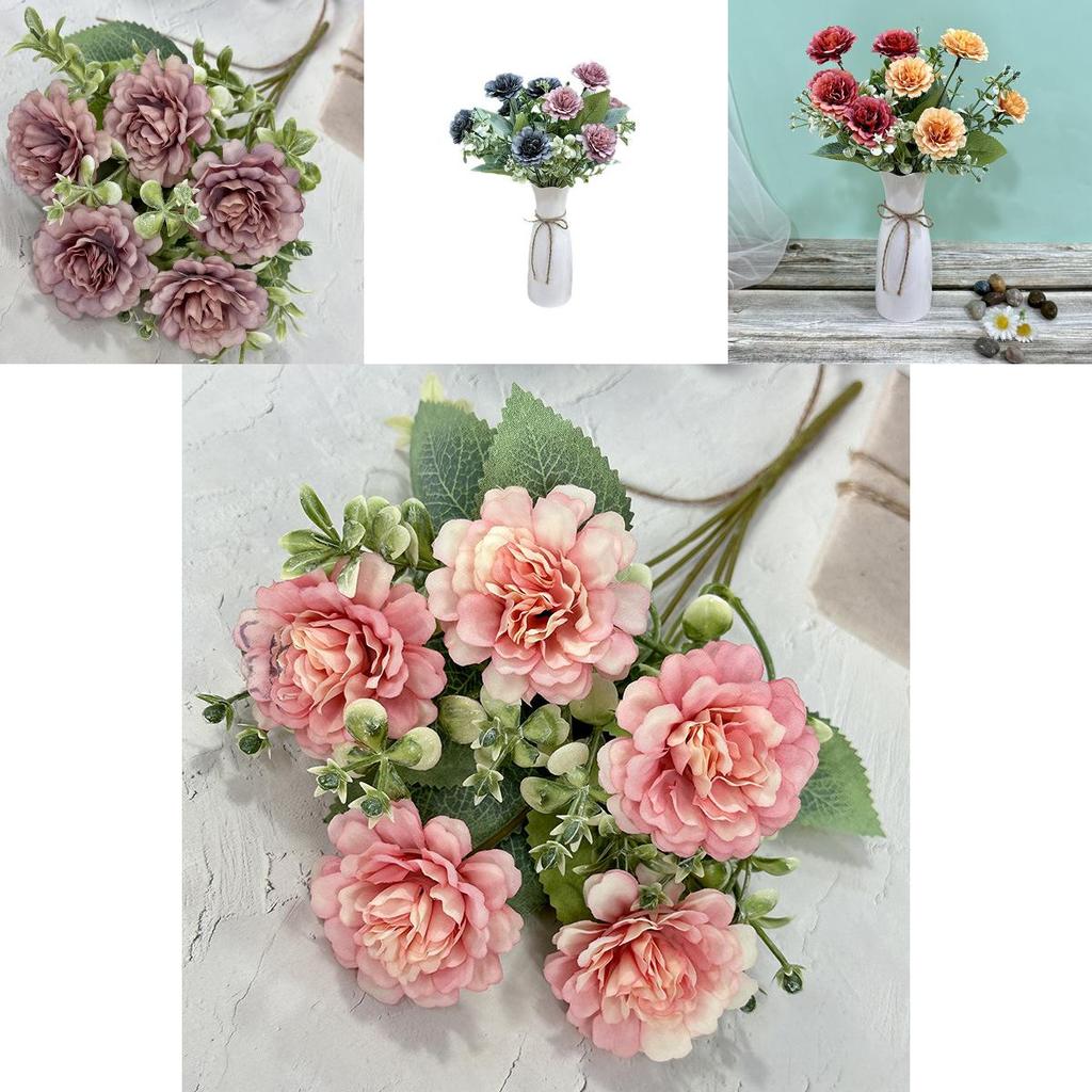 Wedding Decor Silk Flower Arrangement For Bridal Events And Home Decoration