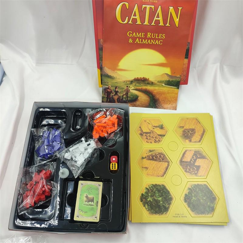 Kaart Puzzel: Catan Eiland Bordspel - Engelse Versie voor Volwassenen & Kinderen