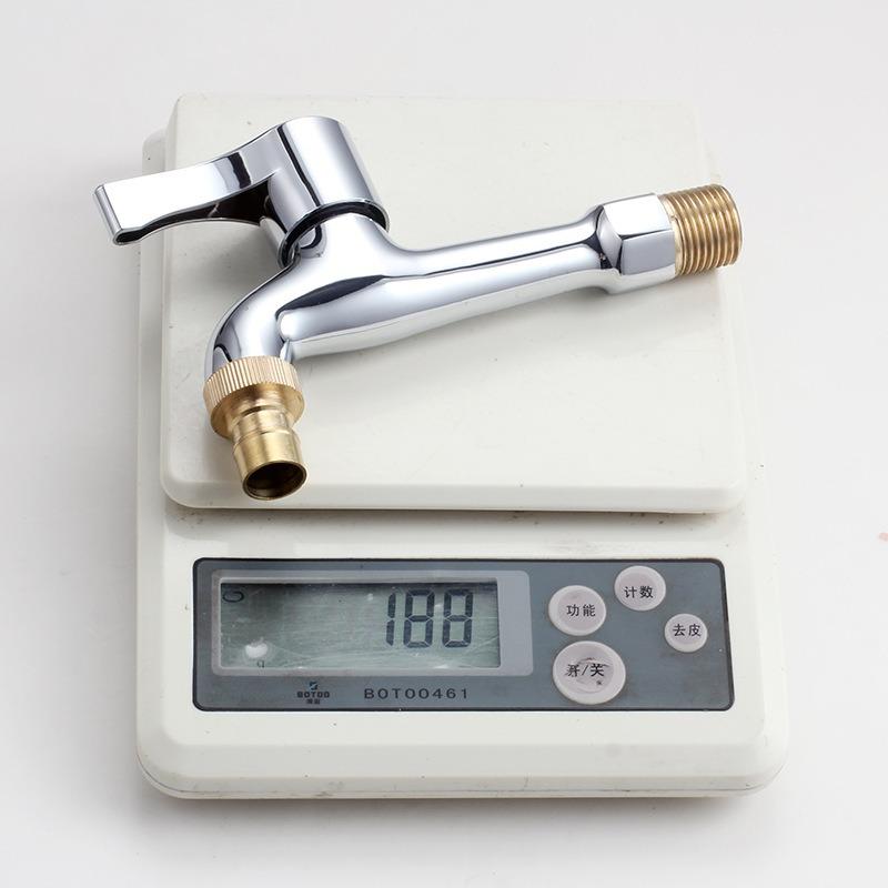 Washing Machine Tap 20mm Copper Water Faucet Extended Washing Machine Faucet One In Two Out Multifunctional Faucet