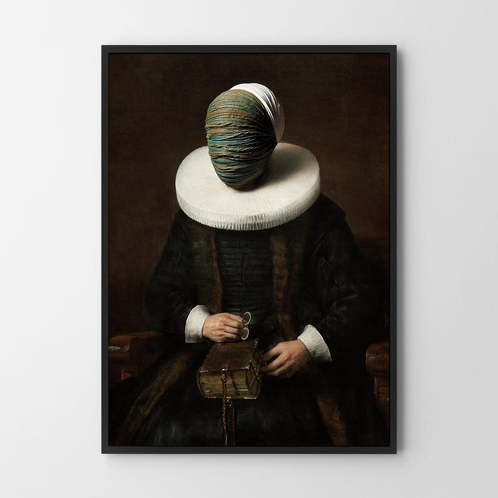 Pop Art Poster Portrait Portraits Rembrandt