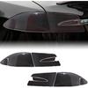 Car Rear Tail Light Cover Compatible with Tesla Model S 2012-2021 Smoked Taillight Shell Trim Cover Tail Light Lamp Cover Guard Trim Frame Protect