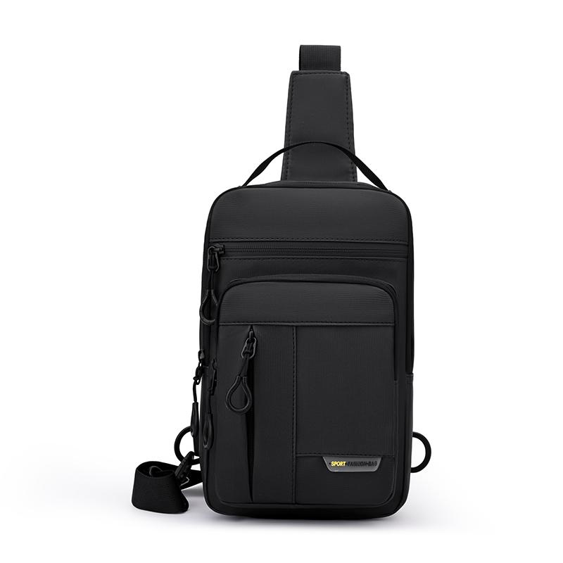 Men's Chest Bag Nylon Large Capacity Shoulder Crossbody Bag