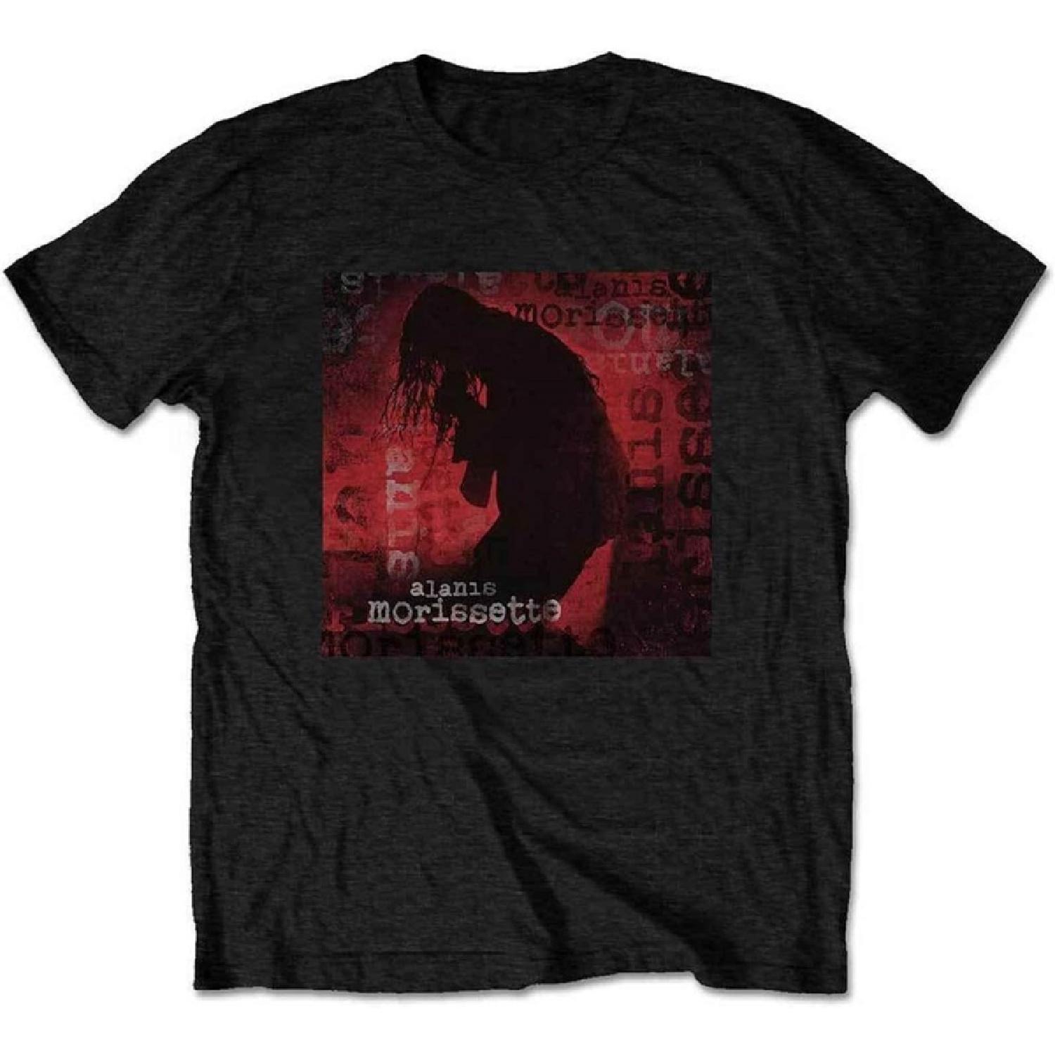 RIVE Alanis Morissette - Unisex T- Shirt - Ironic Silhouette - Cotton Black S