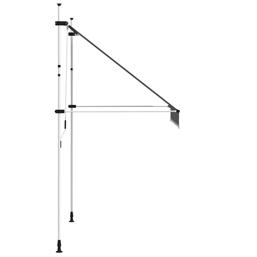 Retractable Manual Awning 200 Cm Anthracite