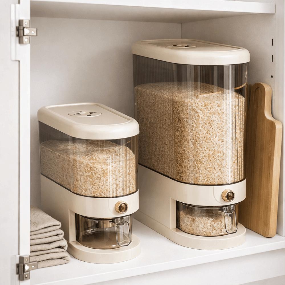 5/10kg Reispender Insektensicher Bohnen Aufbewahrungsbehälter Haushalts Reislagerbehälter Vorratskammer