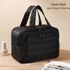 2025 Fashionable Minimalist Women's Large-Capacity Travel Makeup Bag - Portable, Lightweight, Partitioned Storage for Toiletries
