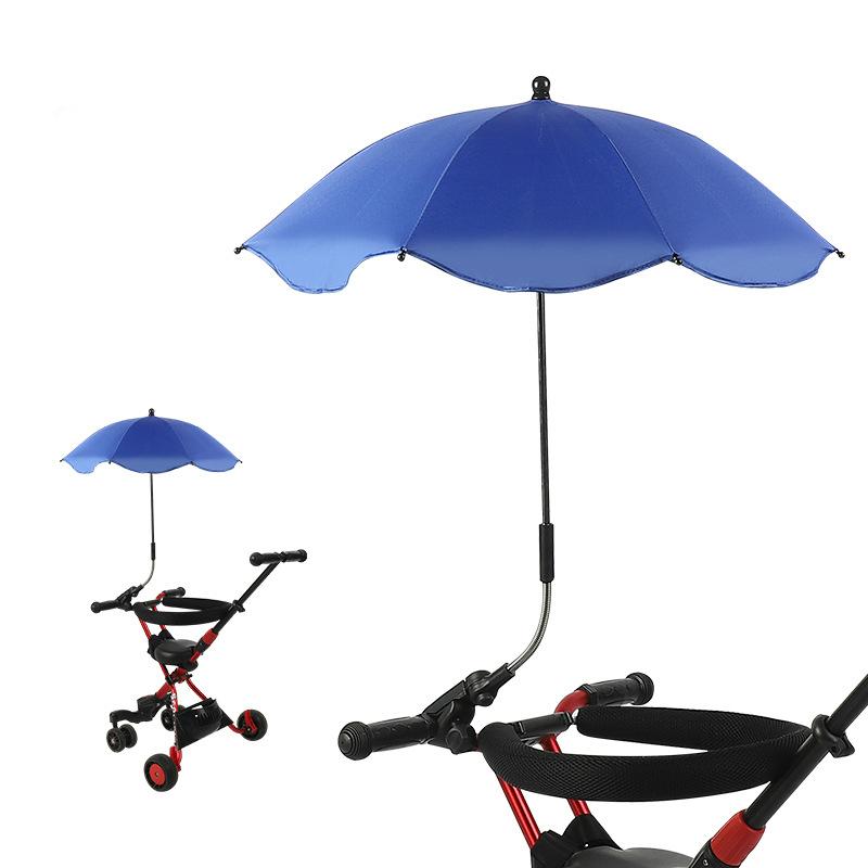 Children's UV Protection Sunshade Stroller Umbrella UV Protection Sun Manual Control Baby Walker Umbrella