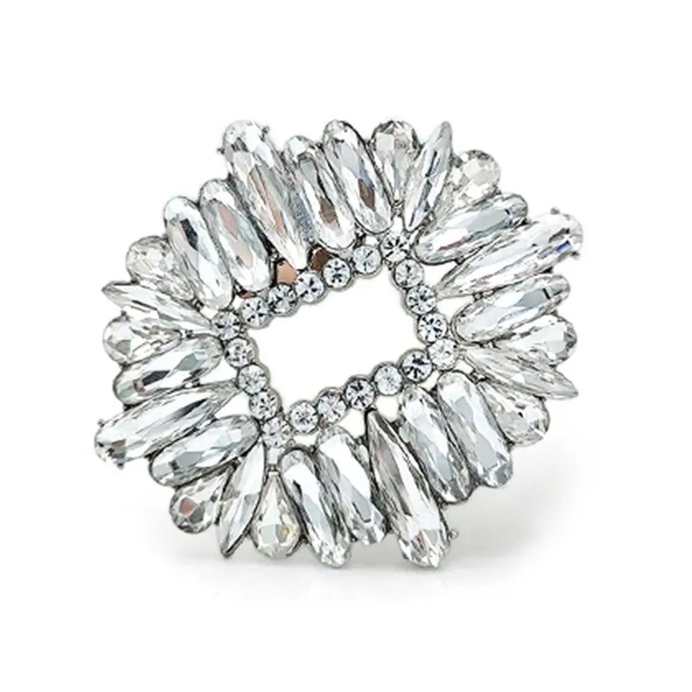 Accessories Wedding Bride Shoe Decorations Clip Glass Crystal Rhinestone Shiny Clips High Heel Removable Buckle Decorative Women