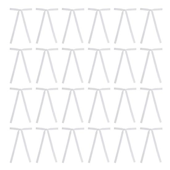 24 Pcs Christmas Velvet Bows Pre-Tied Ribbon Bows Vintage Wreath Bow for Gift Wrapping Christmas Tree Door Garland Home Decor Party Celebrations