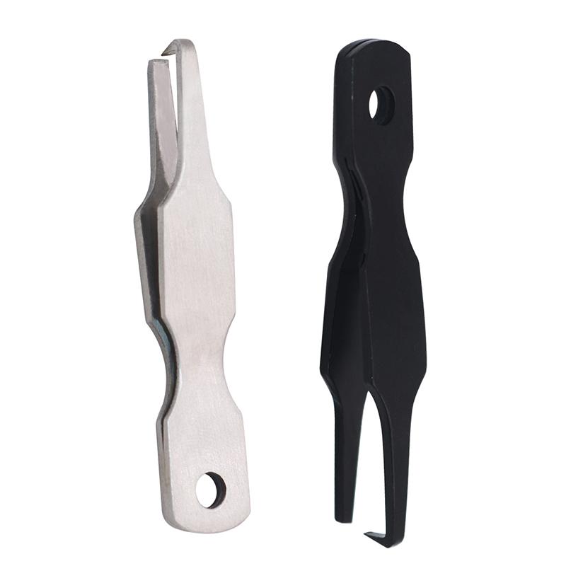 Ringöffner Mini Zange Schnellsprengringe Öffner Werkzeug Mit/Ohne Kette Knotenbinder für Angelschnur Pinzette Schneidzange Tackle