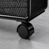 Smooth Under-Bed Storage with Wheels Breathable Mesh Basket Design, Sturdy,