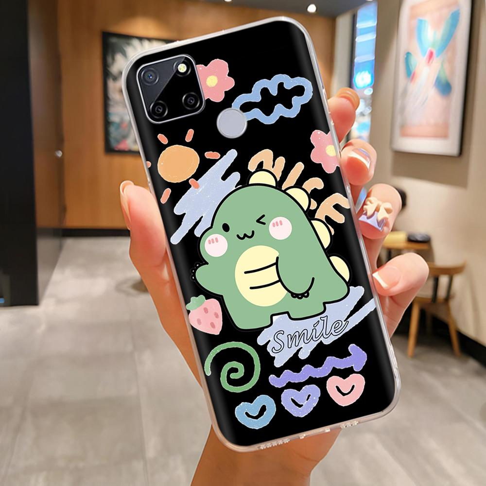 Case For Realme C25 C25s Coque Cute Cartoon Painted Soft Silicone Cover For OPPO Realme C25S C25 Cases Bumper RMX3195 RMX3197