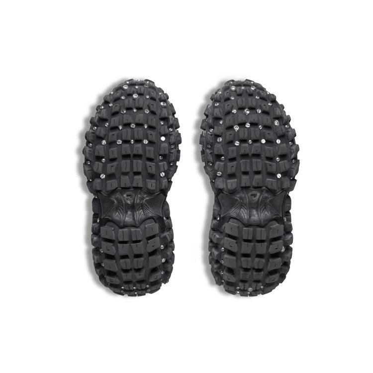 Balenciaga Bouncer Defender Scarpe da Ginnastica con Lacci 'Nero Usurato' 685613W2RAD1081