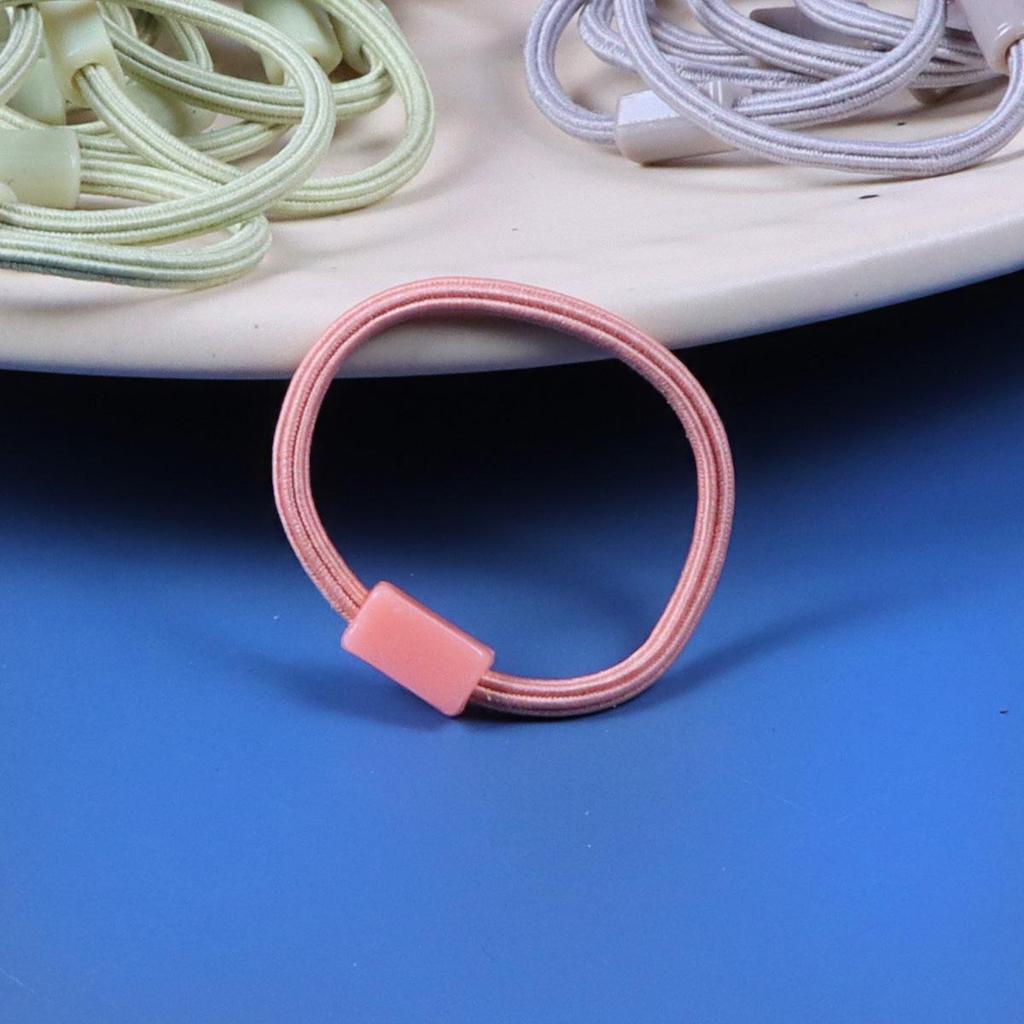 Elastic Threaded Hair Ties: Small, Handmade Rubber Bands for Headwear & DIY Accessories