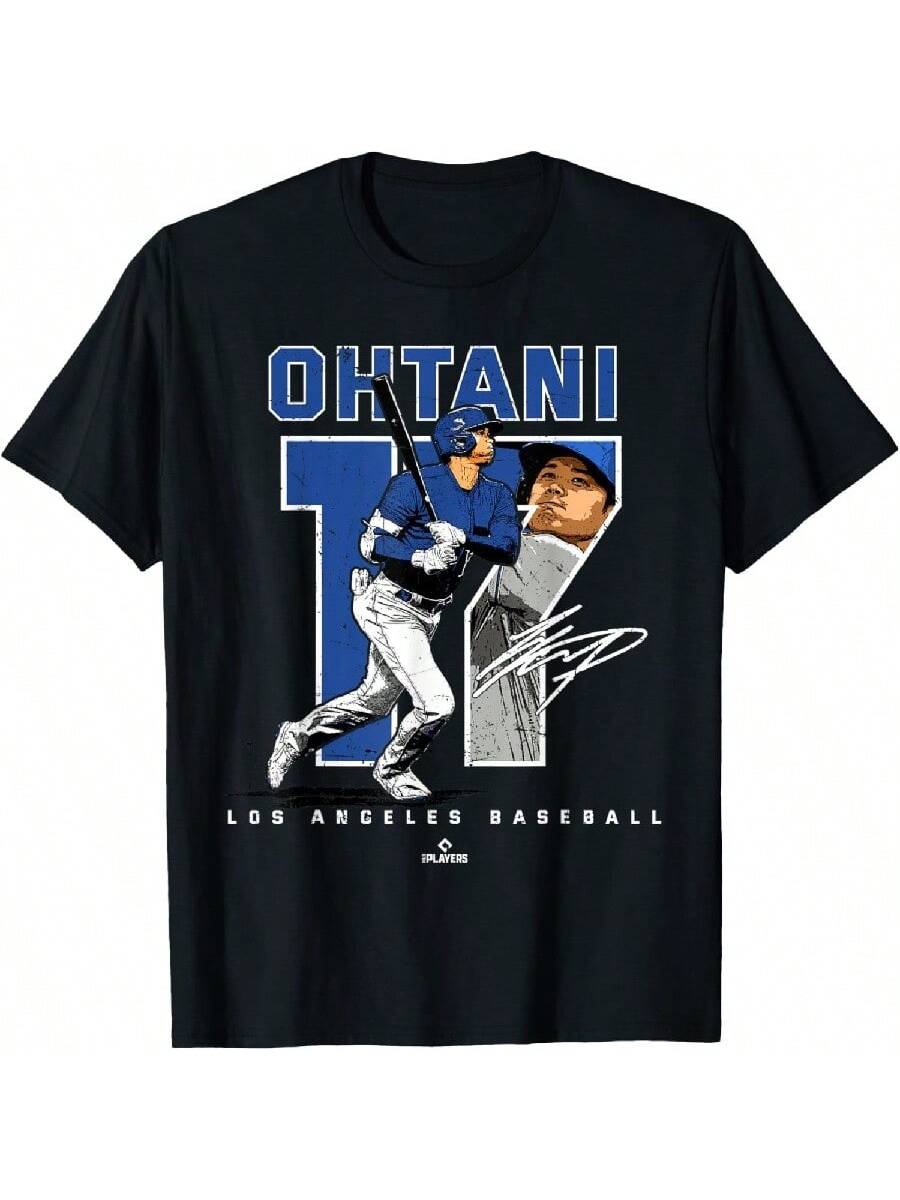 

Number And Portrait Shoheis Ohtanis Los Angeles MLBPA T-Shirt XXXXXL