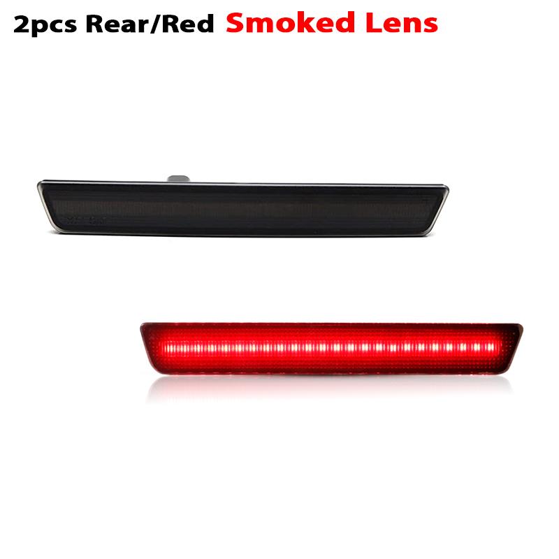 4pcs Car Lamp For 2015-2022 Dodge Challenger SRT Hellcat Widebody  Front & Rear Side Marker Lamps ,Turn Signal Parking