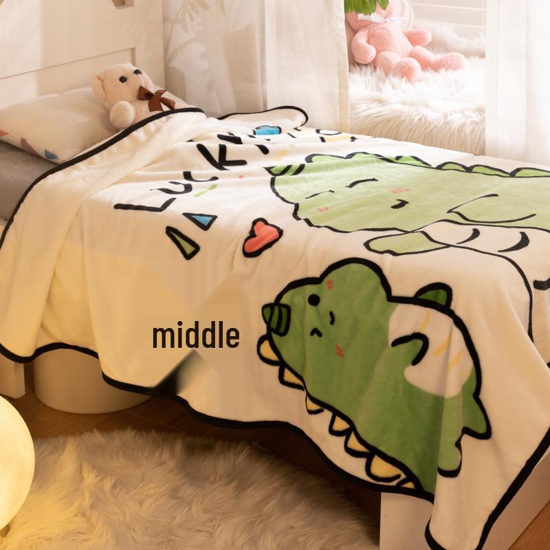 Coral Fleece Baby Blanket: Single-Layer Flannel, Ideal Gift & Cover for Children