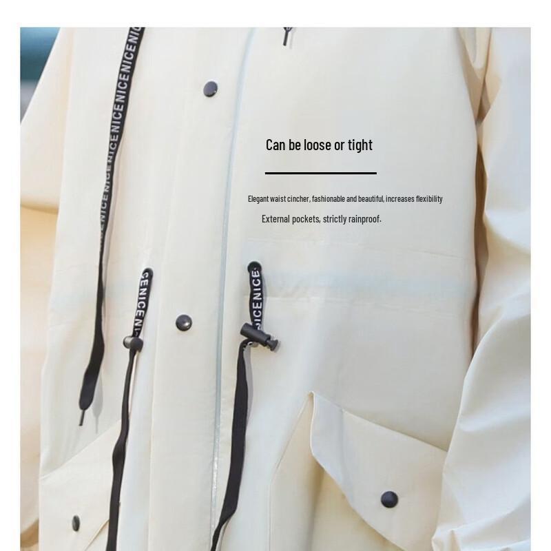 Women's EVA One-piece Raincoat for Electric Scooter