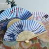 Bamboo Props Fan Bamboo Handle Fan New Folding Fan