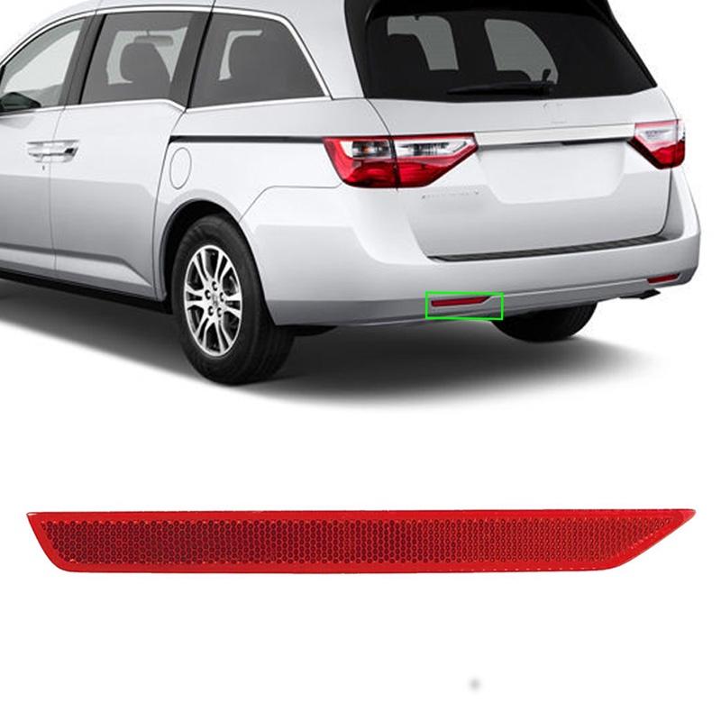 Красная крышка отражателя заднего бампера с левой и правой стороны для Honda Odyssey — фото 10