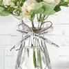Plastic Clear Bud Vase Decorative Flower Vase Plant Holder Modern Centerpiece Vase for Home Wedding Party