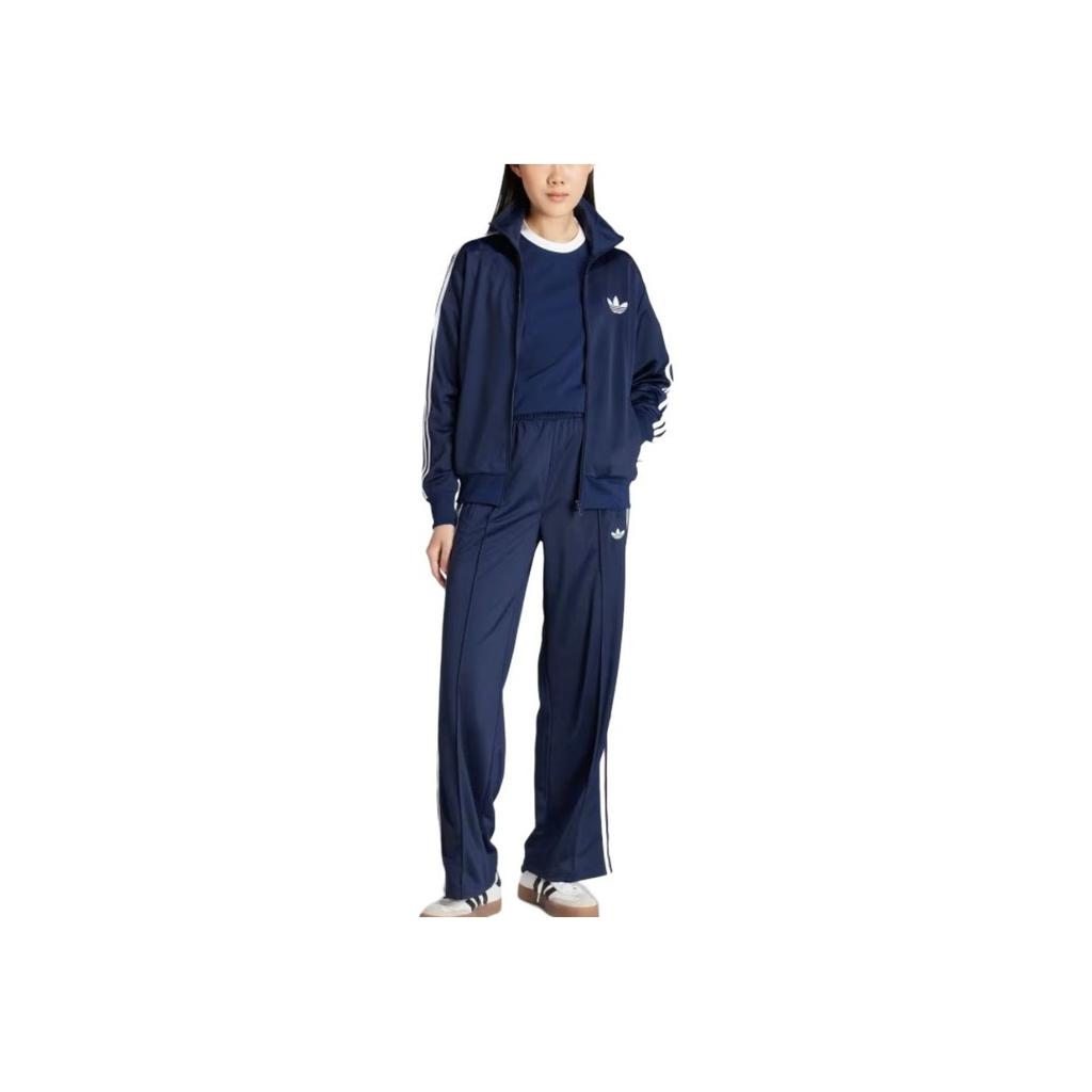 adidas Originals Mittelhohe Gerade Lockere Freizeithosen Damen Unterteile Nacht-Indigo KD2529