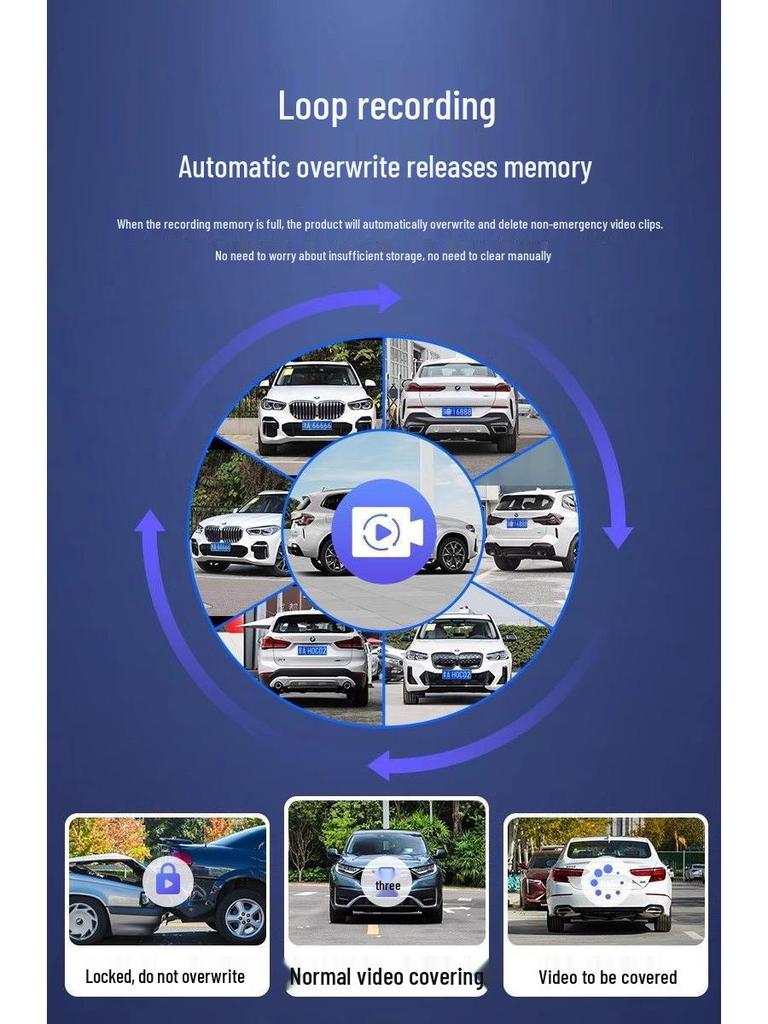 High-Definition Driving Recorder for Toyota Crown 12th, 13th, and 14th Generation