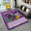 3D Monster Gold Card Cartoon Yu-Gi-Oh Anime dack magician Game Carpet Rug for Bedroom Living Room Home Sofa Decoration,Floor Mat