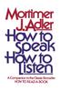 The How To Speak, How To Listen Book