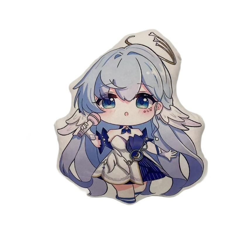 Anime Honkai Star Rail Plush Pillow Soft Crystal Velvet Hugging Cushion 45cm