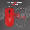 ATTACK SHARK X11SE Gaming Dual Bluetooth DPI PAW3311 HUANO Broadcom BK52820 FSWQ Ergonomic Red Ultra-Lightweight Mouse, 60g, 3-Mode Connection,