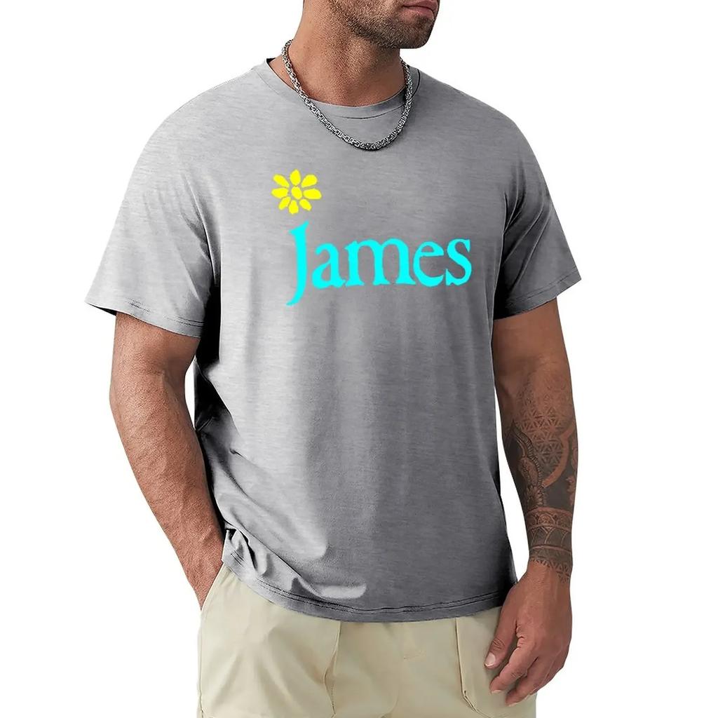 James Band T-shirt street wear anime Unisexs långa t-shirts