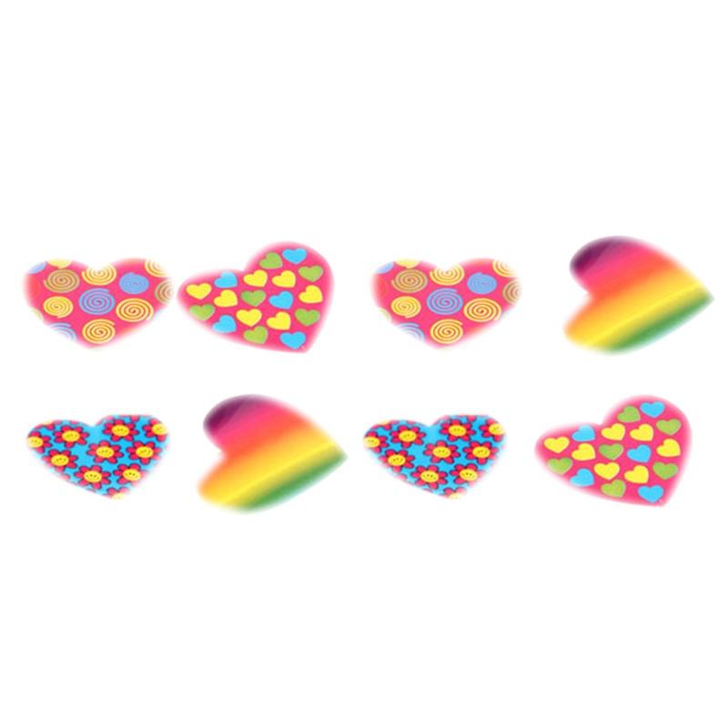 Fun Express Модні наклейки-ролики у формі серця (100 штук)