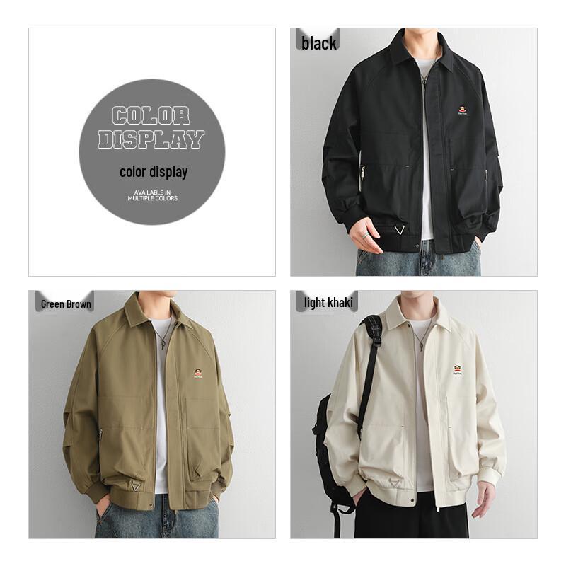 paul frank Herren Freizeit Revers Workwear Jacke