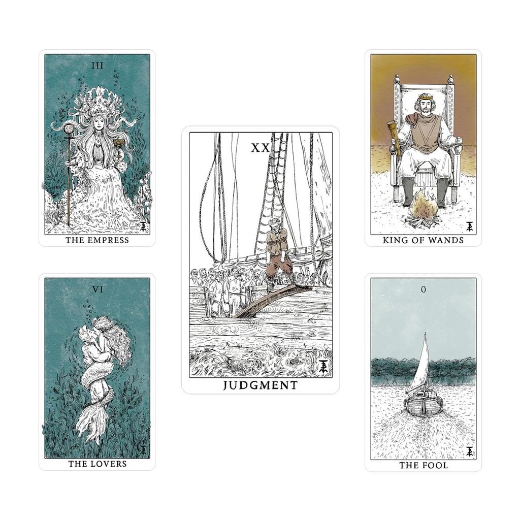 Kancharo Tarot Deck Tarot Includes Japanese Tarot Card Instructions Pouch 78-Card [Tempest Deck] & (Authentic)