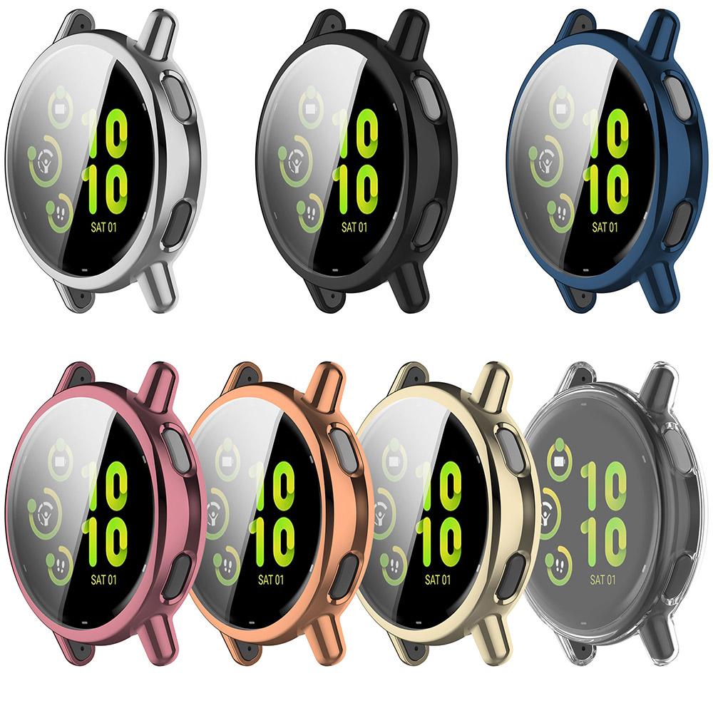 HeroIand Protective Watch Case For Garmin Vivoactive 5 Screen Protector Cover Cases TPU Full Soft Lightweight Shell Accessories