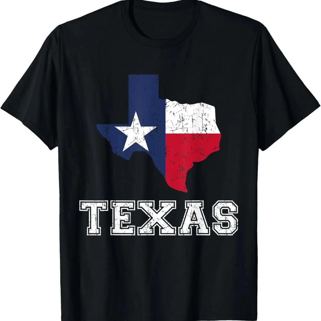 Texas Proud Texan Patriot American USA Flag Vintage Map T Shirt vintage Washed For Everyday Wea