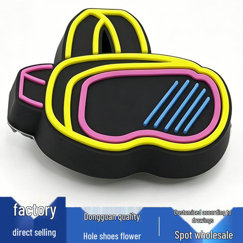 Flower Shoe Charms for Hole Shoes - Cute PVC Game Console Series Buckles