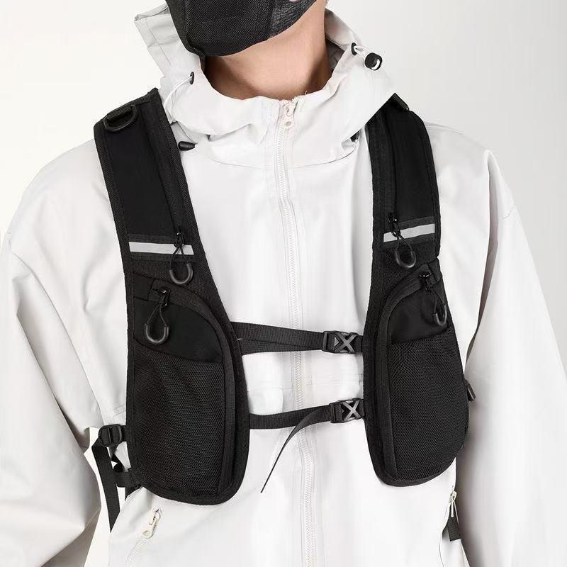 Quick Dry Breathable Running Vest Backpack Lightweight Multi Pockets Reflective for Trail Running Marathon Men Women