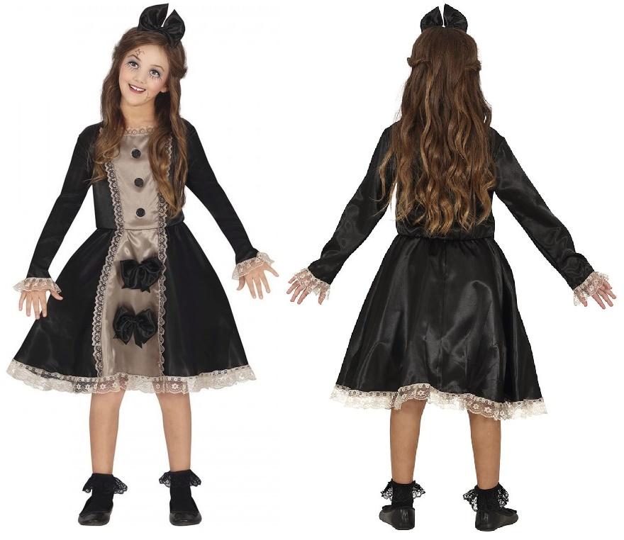 Elegant Dark Doll Costume 5-6 Years
